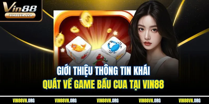 Giới thiệu thông tin khái quát về game bầu cua tại VIN88