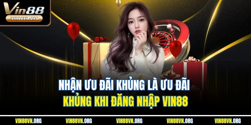 Nhận ưu đãi khủng là ưu đãi khủng khi đăng nhập VIN88